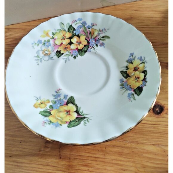 Vintage Royal Albert Cup & Saucer Set Summertime Series Partridge Pea - Picture 8 of 13